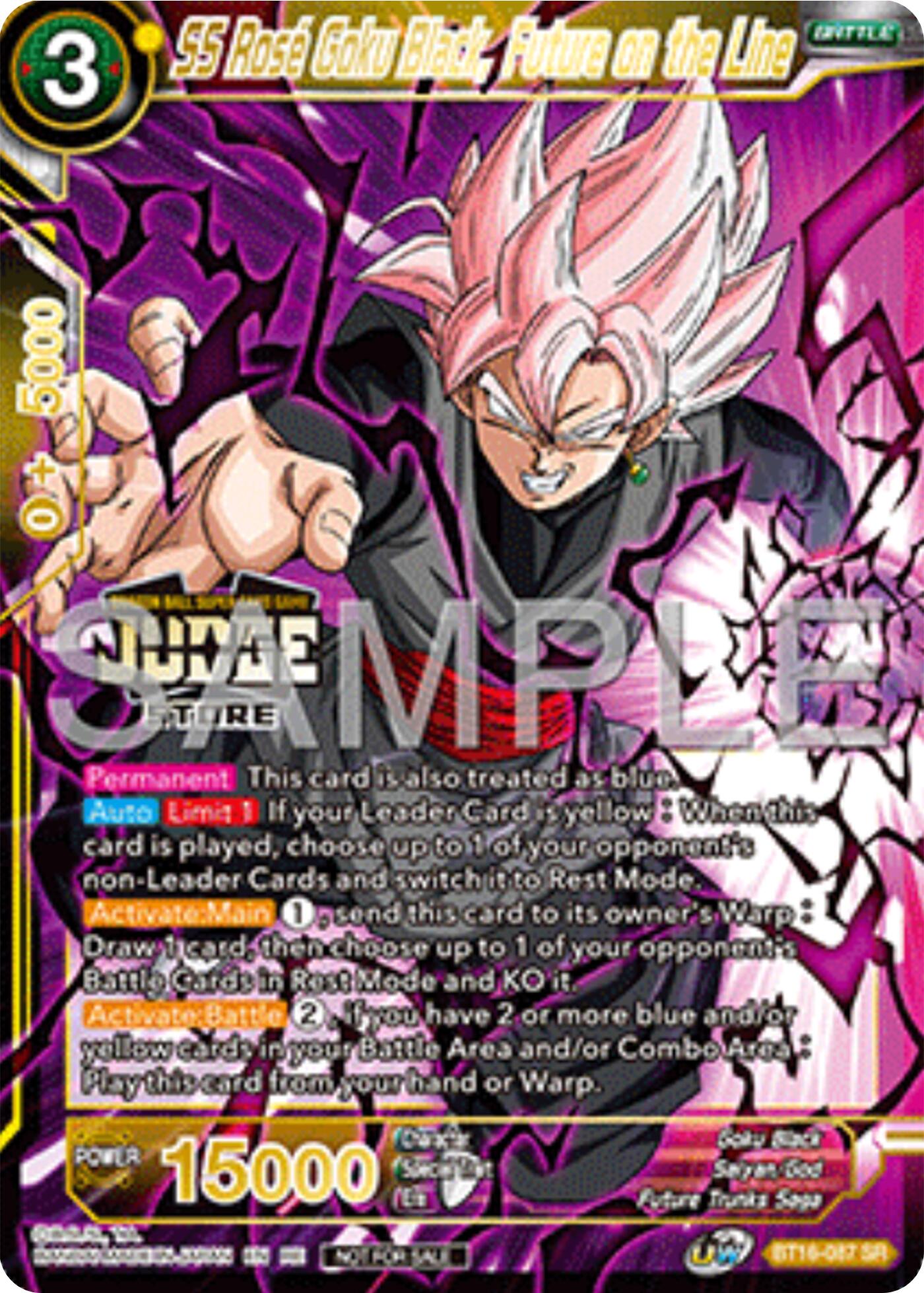 SS Rose Goku Black, Future on the Line (Judge Pack Vol.17) (Store) (BT16-087) [Tournament Promotion Cards] | Devastation Store