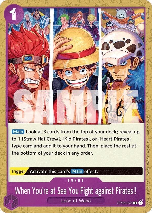 When You're at Sea You Fight against Pirates!! (2025 Pirates League Store) [Qualifier] [One Piece Promotion Cards] | Devastation Store