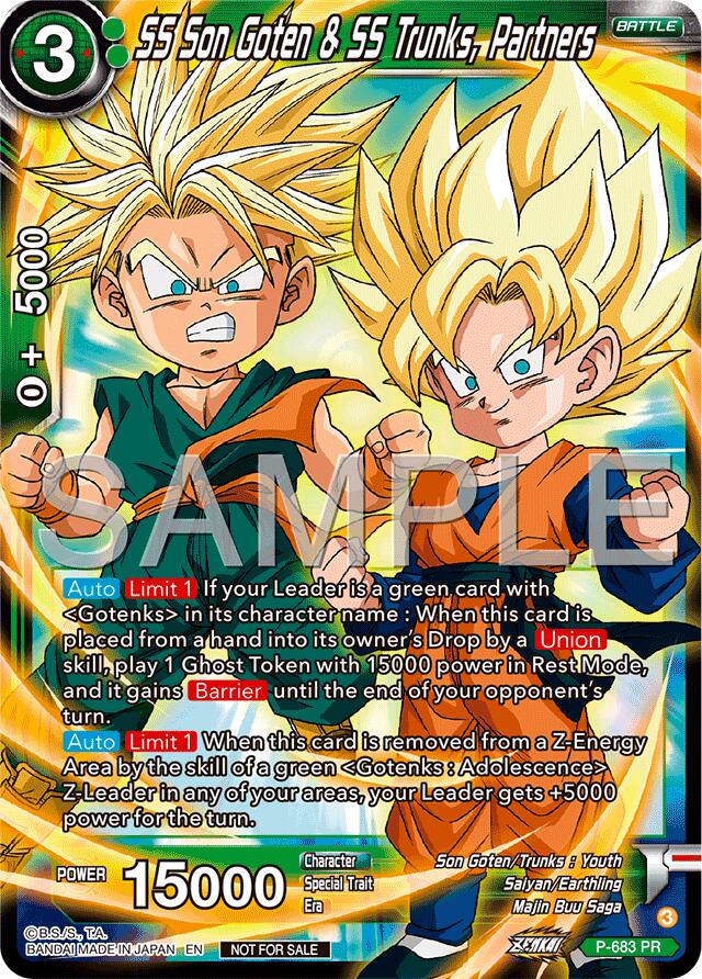 SS Son Goten & SS Trunks, Partners (Zenkai Series Tournament Pack Vol.12) (P-683) [Tournament Promotion Cards] | Devastation Store