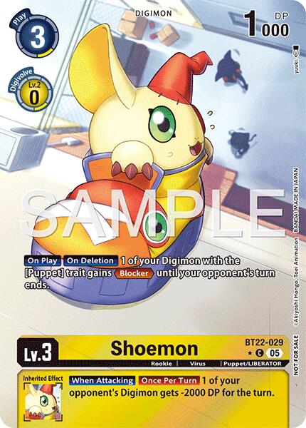 Shoemon [BT22-029] (Box Topper) [Cyber Eden] | Devastation Store