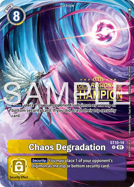 Chaos Degradation [ST10-14] (Regionals 25-26 Season 2 Champion) [Starter Deck: Parallel World Tactician] | Devastation Store