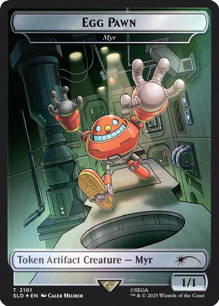 Egg Pawn - Myr Token (Rainbow Foil) [Secret Lair Drop Series] | Devastation Store
