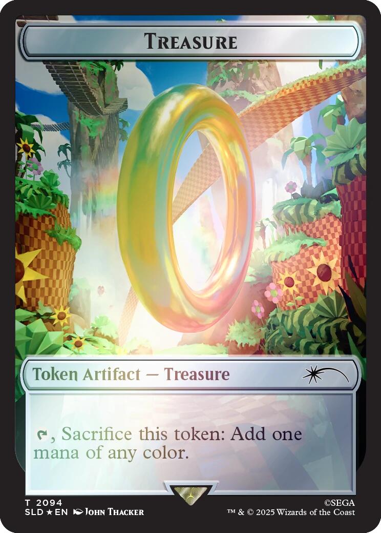 Treasure Token (2094) (Rainbow Foil) [Secret Lair Drop Series] | Devastation Store