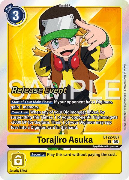 Torajiro Asuka [BT22-087] [Cyber Eden Release Event Cards] | Devastation Store