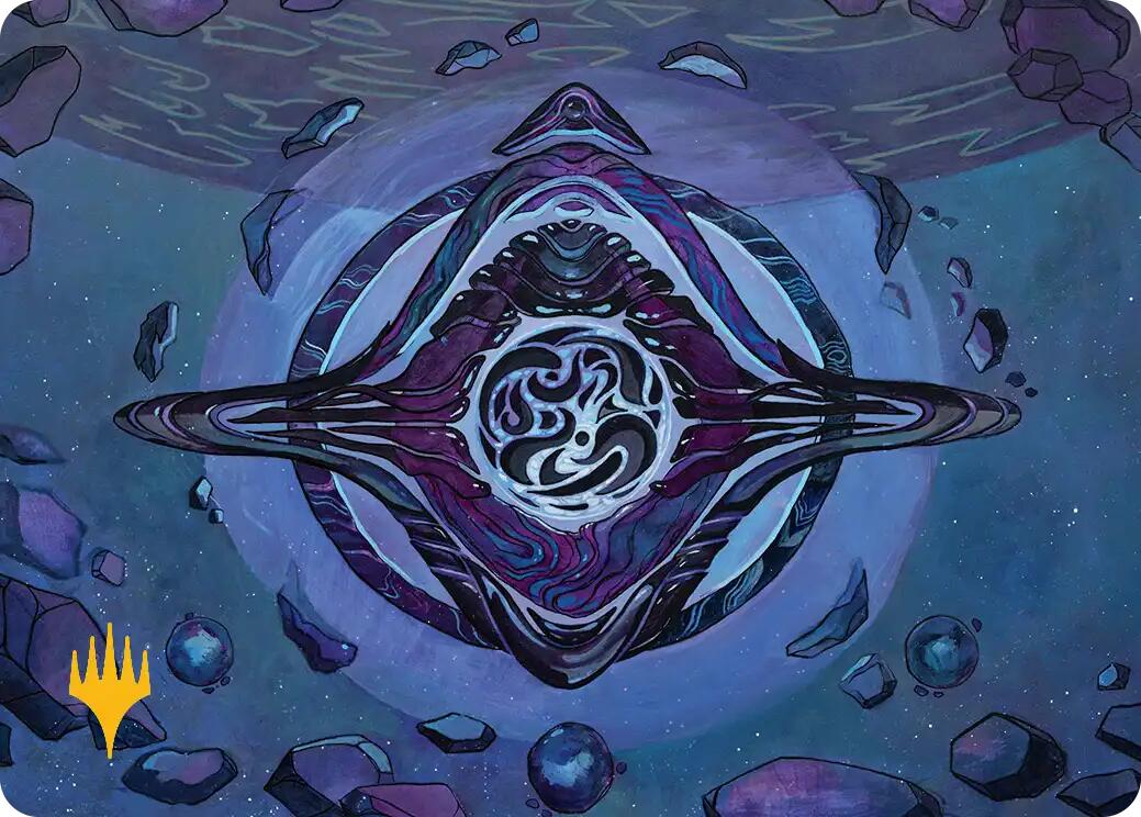 Archenemy's Charm Art Card (Gold-Stamped Planeswalker Symbol) [Edge of Eternities Art Series] | Devastation Store