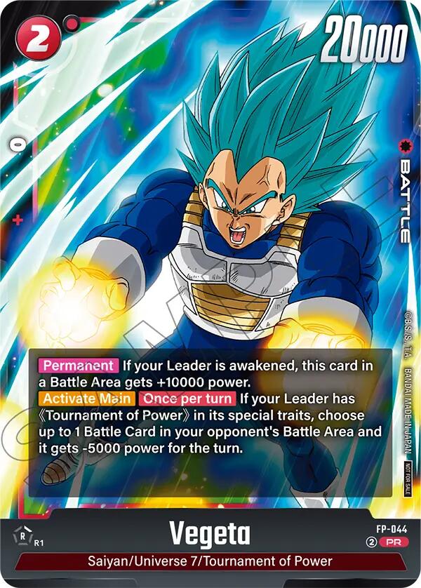 Vegeta (FP-044) (Tournament Pack 07) [Fusion World Tournament Cards] | Devastation Store
