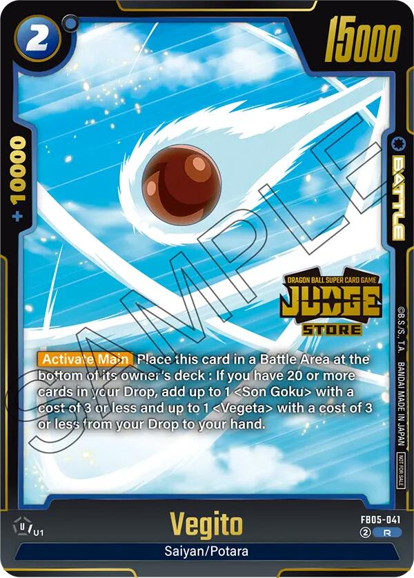Vegito (Judge Pack 04 - Store Judge) [Fusion World Tournament Cards] - Devastation Store | Devastation Store