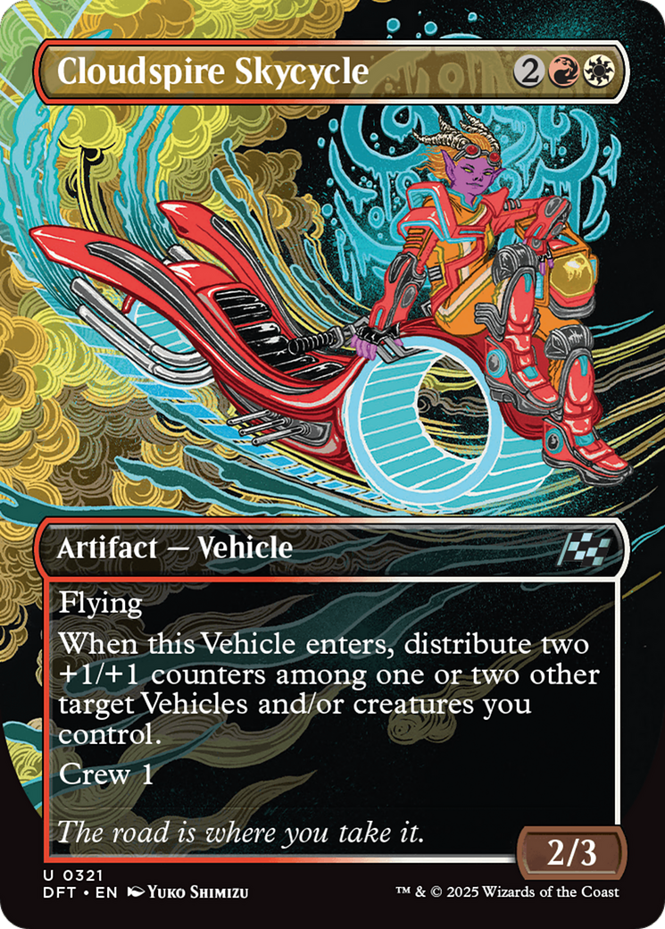 Cloudspire Skycycle (Borderless) [Aetherdrift] | Devastation Store