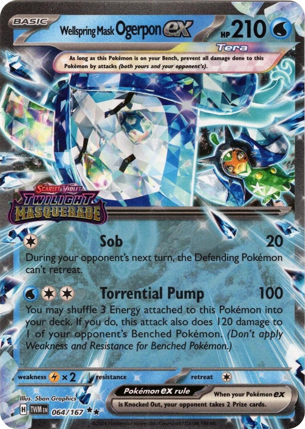 Wellspring Mask Ogerpon ex (064/167) (Stamped) [Miscellaneous Cards] | Devastation Store