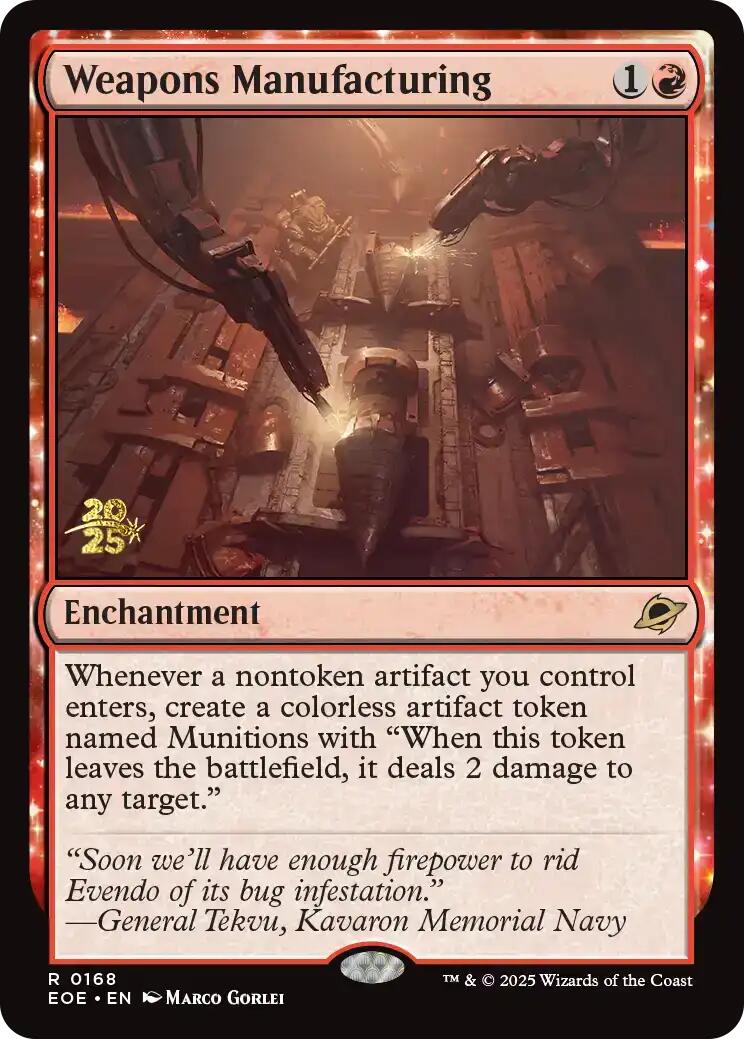 Weapons Manufacturing [Edge of Eternities Prerelease Promos] | Devastation Store