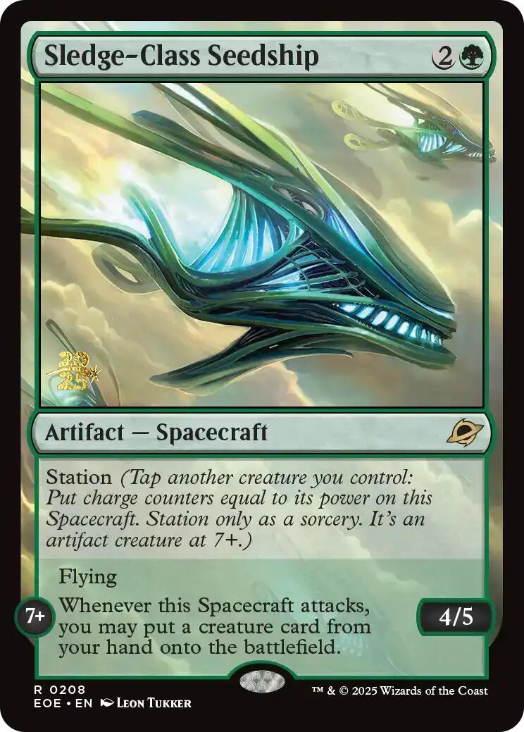 Sledge-Class Seedship [Edge of Eternities Prerelease Promos] | Devastation Store