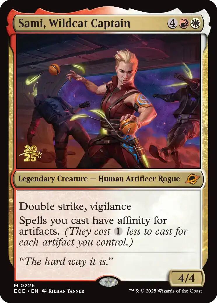 Sami, Wildcat Captain [Edge of Eternities Prerelease Promos] | Devastation Store