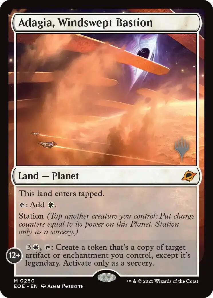 Adagia, Windswept Bastion [Edge of Eternities Promo Pack] | Devastation Store