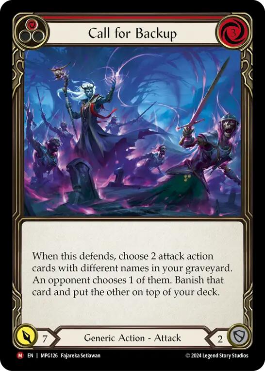 Call for Backup [MPG126] (Mastery Pack Guardian)  Rainbow Foil | Devastation Store