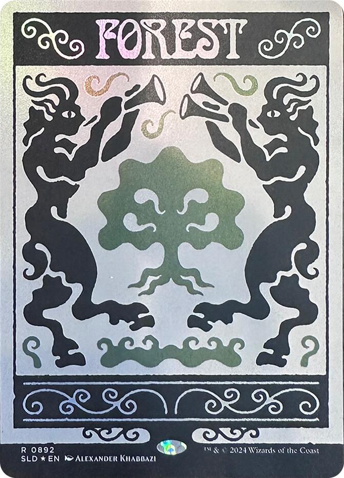 Forest (0892) (Rainbow Foil) [Secret Lair Drop Series] | Devastation Store