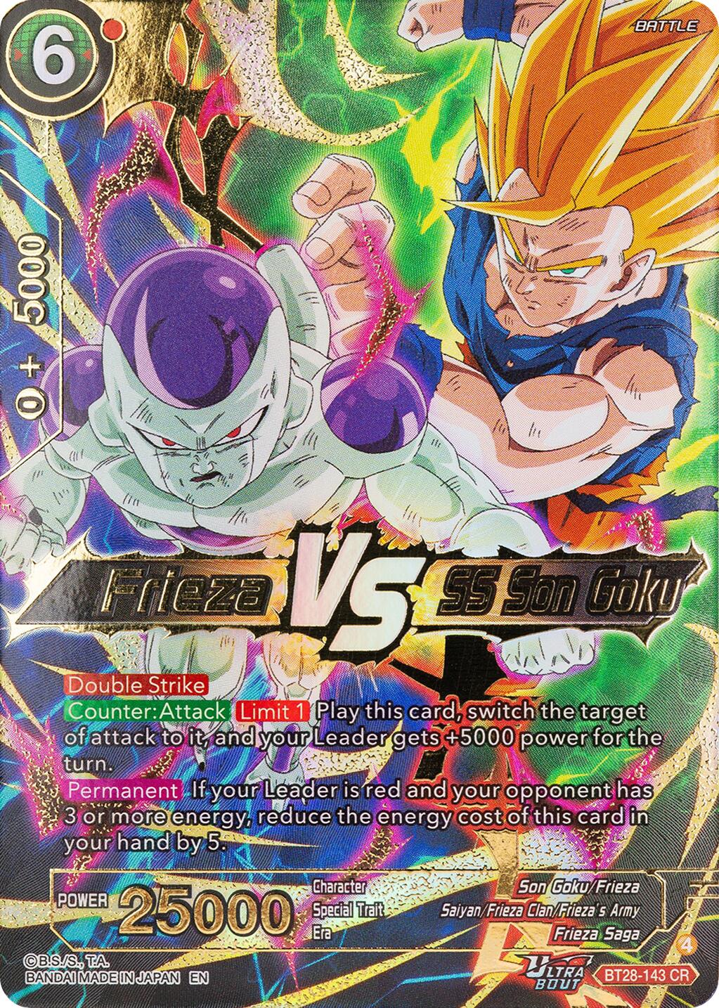 Frieza VS SS Son Goku (BT28-143) [Prismatic Clash] | Devastation Store