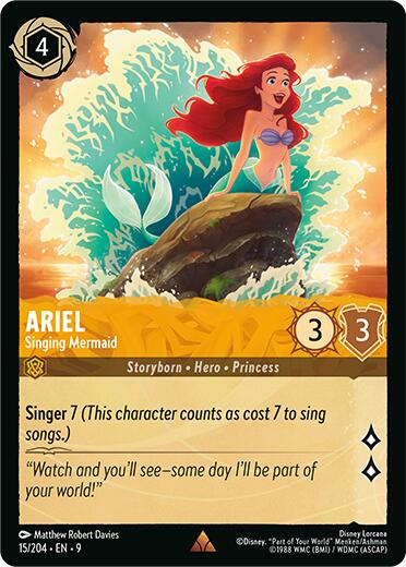 Ariel - Singing Mermaid (15/204) [Fabled] | Devastation Store