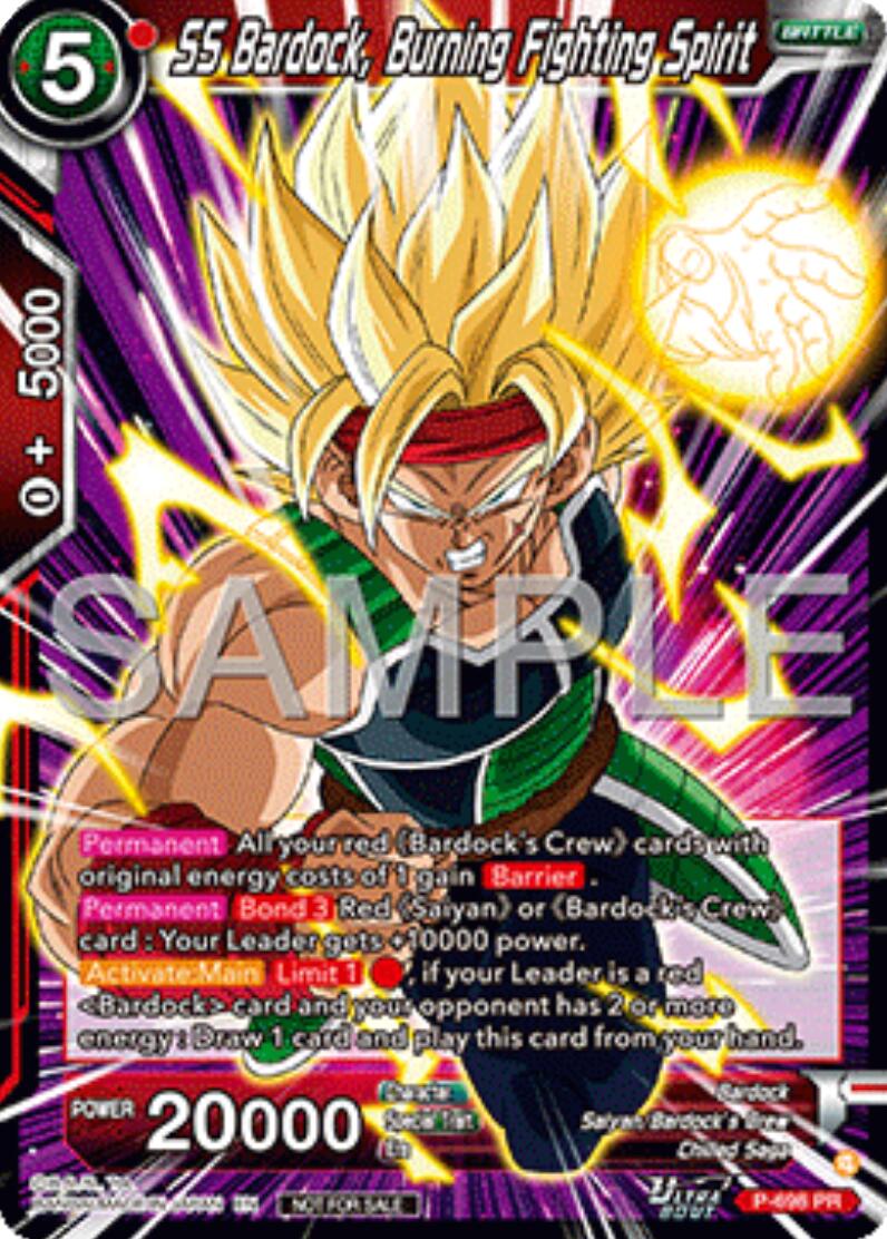 SS Bardock, Burning Fighting Spirit (Ultra-Bout Series Tournament Pack Vol.13) (P-698) [Tournament Promotion Cards] | Devastation Store