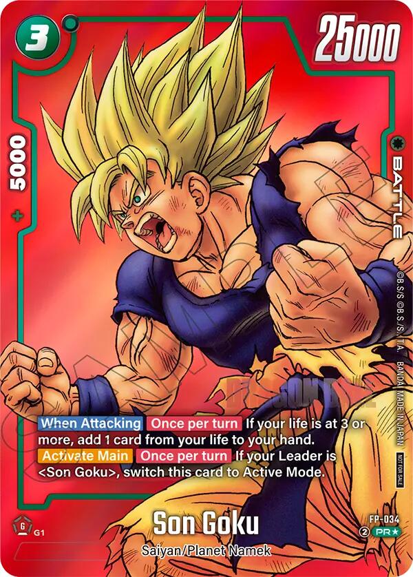 Son Goku (FP-034) (Limited Pack MANGA Version 01) [Tournament and Championship Promos] - Devastation Store | Devastation Store