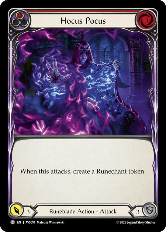 Hocus Pocus (Red) [AVS010] (Armory Deck: Legends Viserai) | Devastation Store