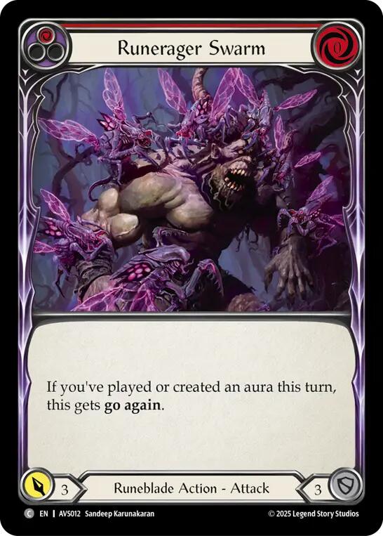 Runerager Swarm (Red) [AVS012] (Armory Deck: Legends Viserai) | Devastation Store