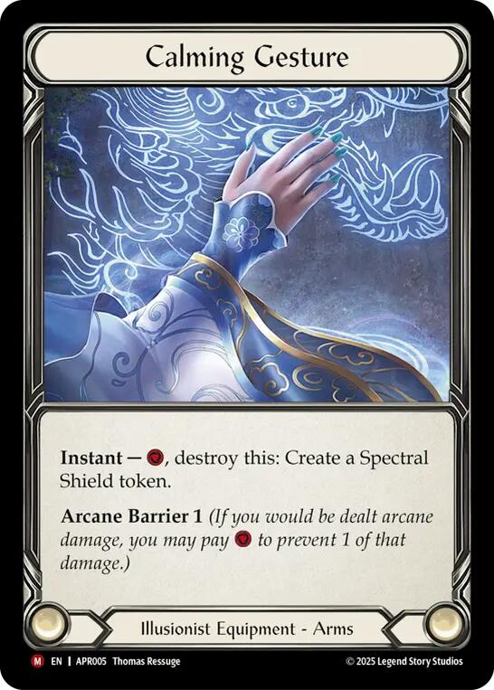 Calming Gesture [APR005] (Armory Deck: Legends Prism) | Devastation Store