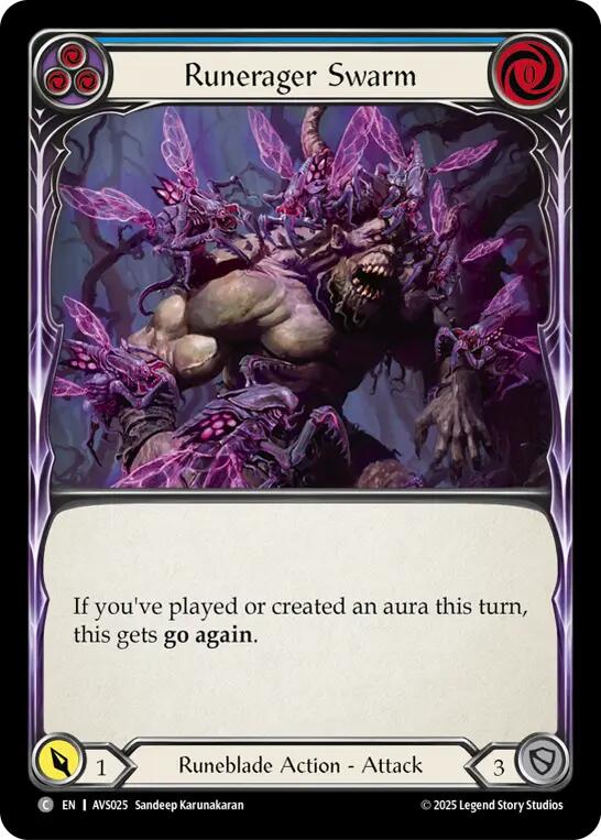 Runerager Swarm (Blue) [AVS025] (Armory Deck: Legends Viserai) | Devastation Store