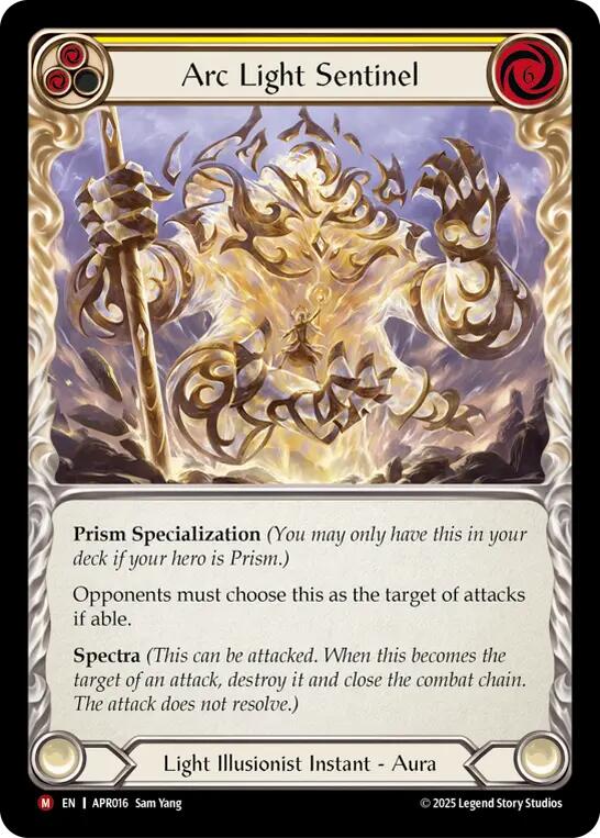 Arc Light Sentinel [APR016] (Armory Deck: Legends Prism) | Devastation Store
