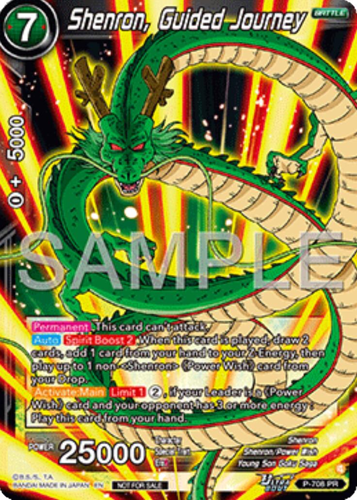 Shenron, Guided Journey (Ultra-Bout Series Tournament Pack Vol.13) (P-708) [Tournament Promotion Cards] | Devastation Store