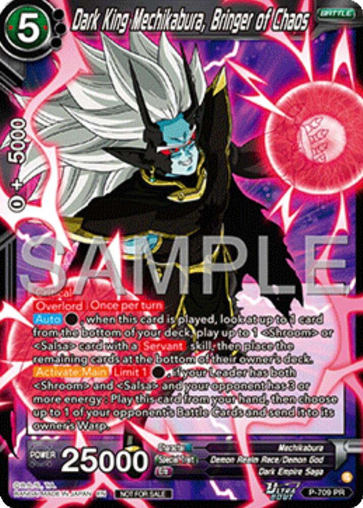 Dark King Mechikabura, Bringer of Chaos (Ultra-Bout Series Tournament Pack Vol.13) (P-709) [Tournament Promotion Cards] | Devastation Store