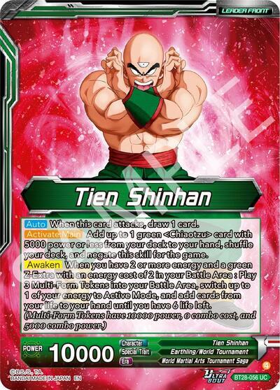 Tien Shinhan // Tien Shinhan, Return of the Mysterious Technique (SLR) (BT28-056) [Prismatic Clash] | Devastation Store