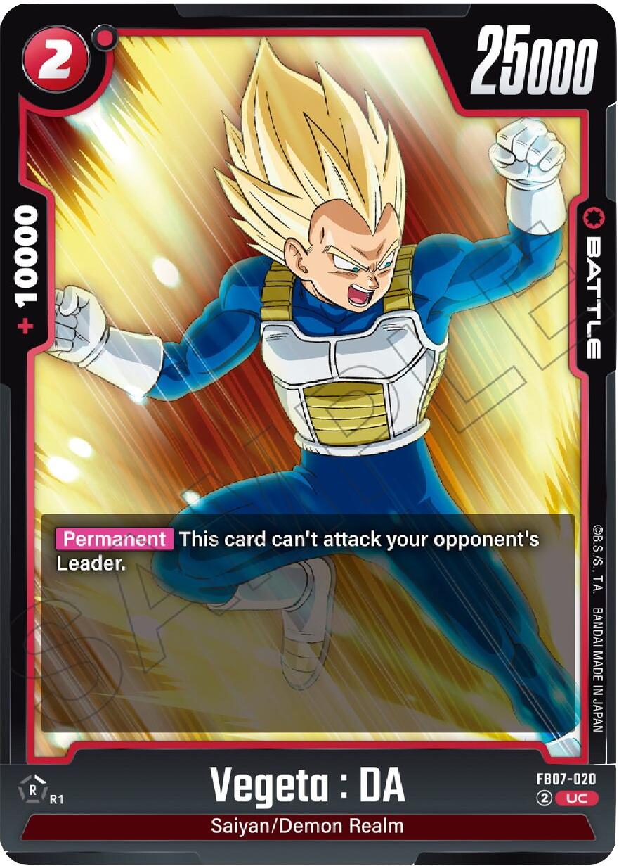 Vegeta : DA (FB07-020) [Wish For Shenron] | Devastation Store