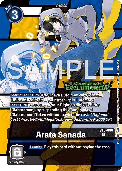 Arata Sanada [BT5-090] (Evolution Cup 2025 Vol. 2) [Promotional Cards] | Devastation Store