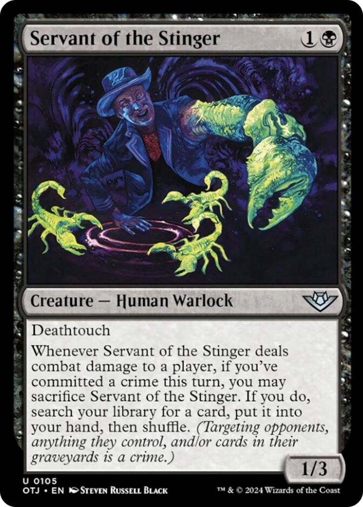 Servant of the Stinger [Outlaws of Thunder Junction] | Devastation Store