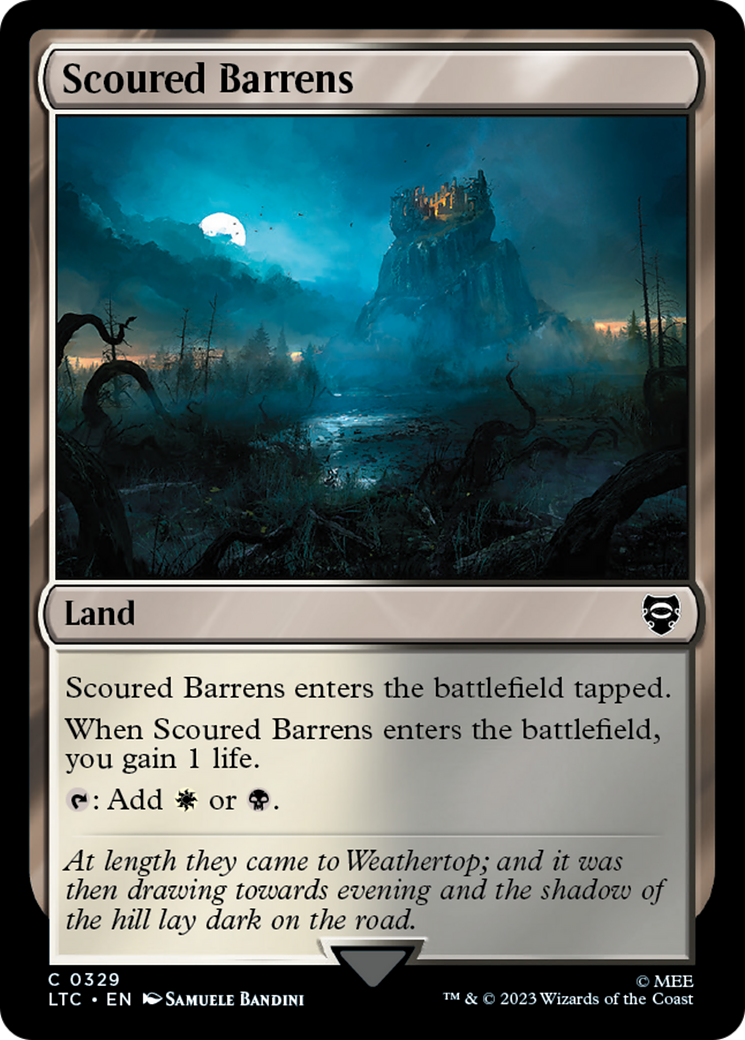 Scoured Barrens [The Lord of the Rings: Tales of Middle-Earth Commander] | Devastation Store