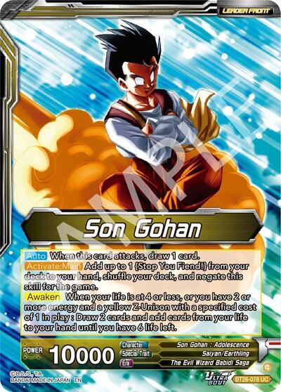 Son Gohan // Great Saiyaman, Love of Justice (SLR) (BT28-078) [Prismatic Clash] | Devastation Store