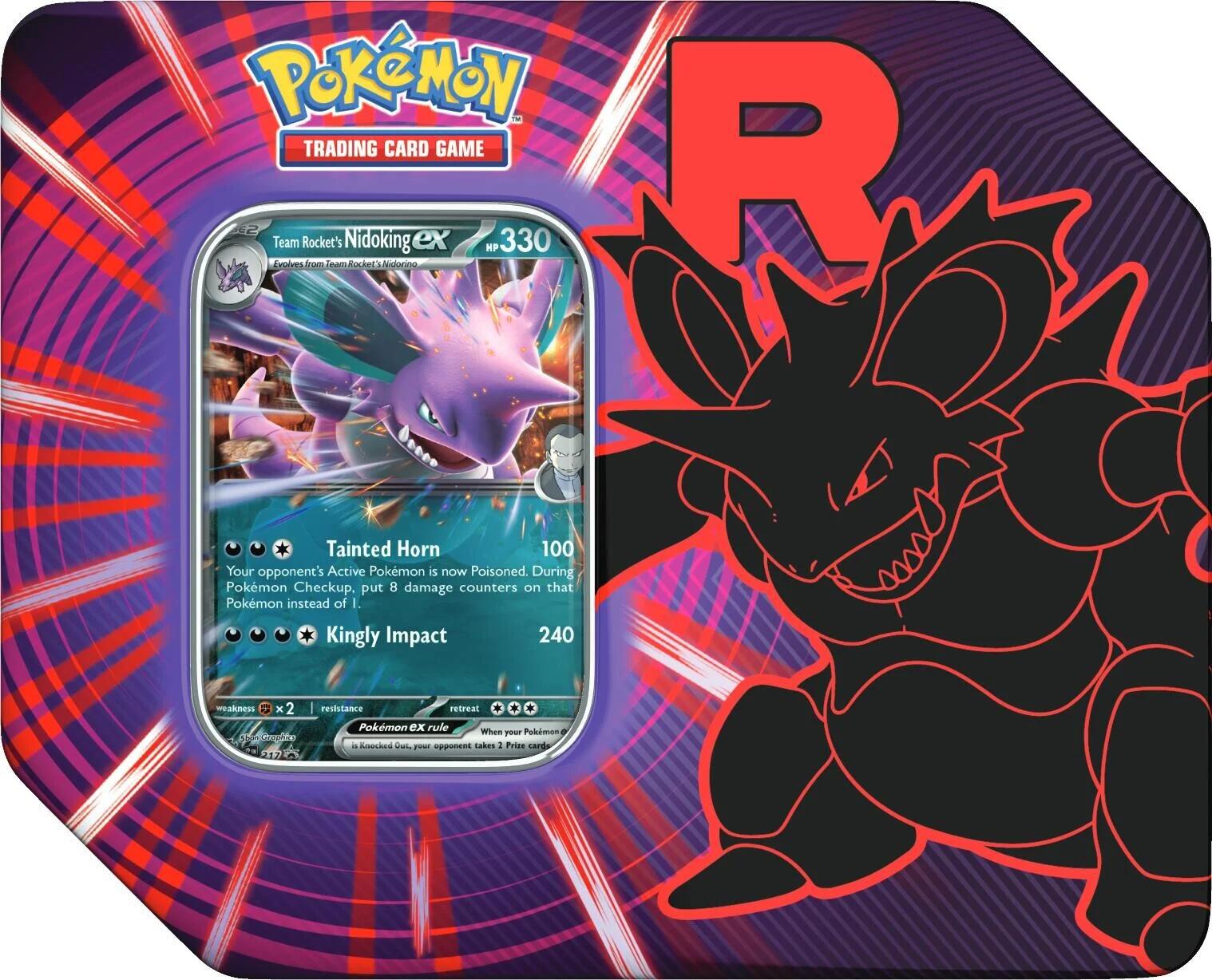 Team Rocket Tin (Team Rocket's Nidoking ex) | Devastation Store
