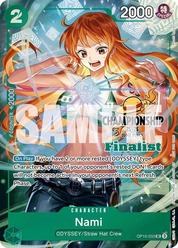 Nami (CS 25-26 Finalist Card Set 1) [One Piece Promotion Cards] | Devastation Store