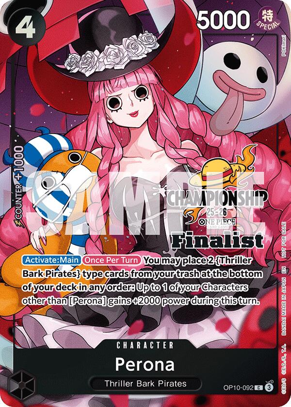 Perona (CS 25-26 Finalist Card Set 1) [One Piece Promotion Cards] | Devastation Store