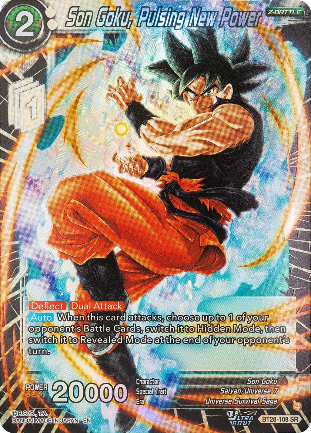 Son Goku, Pulsing New Power (BT28-108) [Prismatic Clash] | Devastation Store
