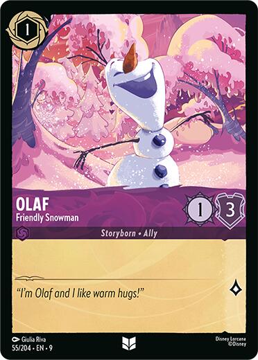 Olaf - Friendly Snowman (55/204) [Fabled] | Devastation Store