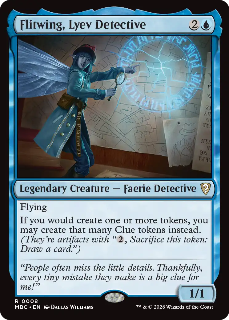 Flitwing, Lyev Detective [Mystery Booster: Commander Edition] | Devastation Store