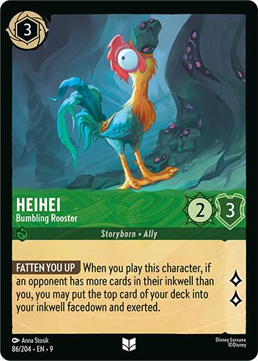 Heihei - Bumbling Rooster (86/204) [Fabled] | Devastation Store