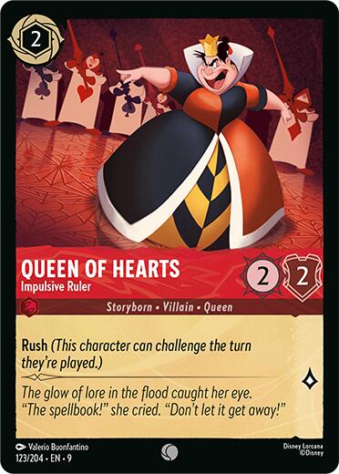 Queen of Hearts - Impulsive Ruler (123/204) [Fabled] | Devastation Store