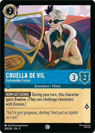 Cruella De Vil - Fashionable Cruiser (145/204) [Fabled] | Devastation Store