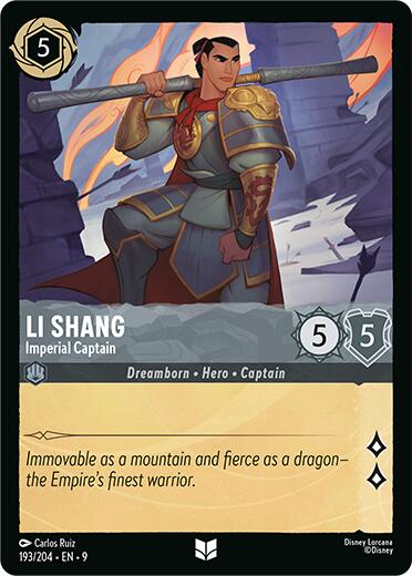 Li Shang - Imperial Captain (193/204) [Fabled] | Devastation Store