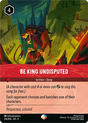 Be King Undisputed (Epic) (216/204) [Fabled] | Devastation Store