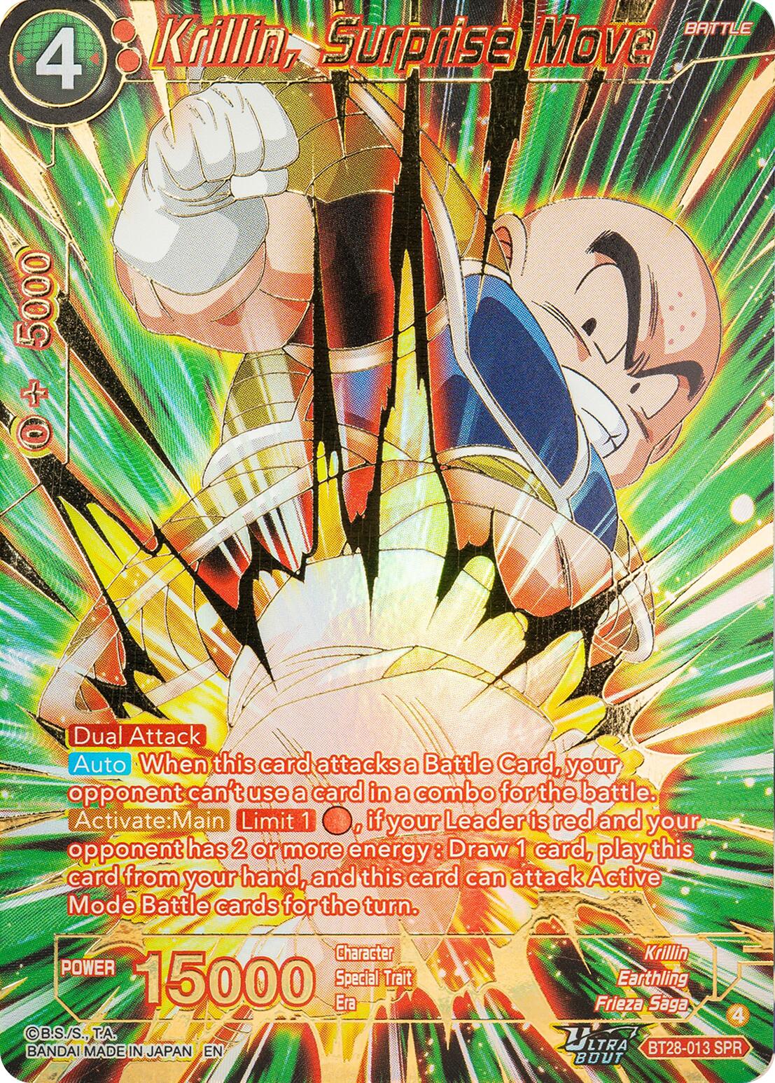 Krillin, Surprise Move (BT28-013) [Prismatic Clash] | Devastation Store