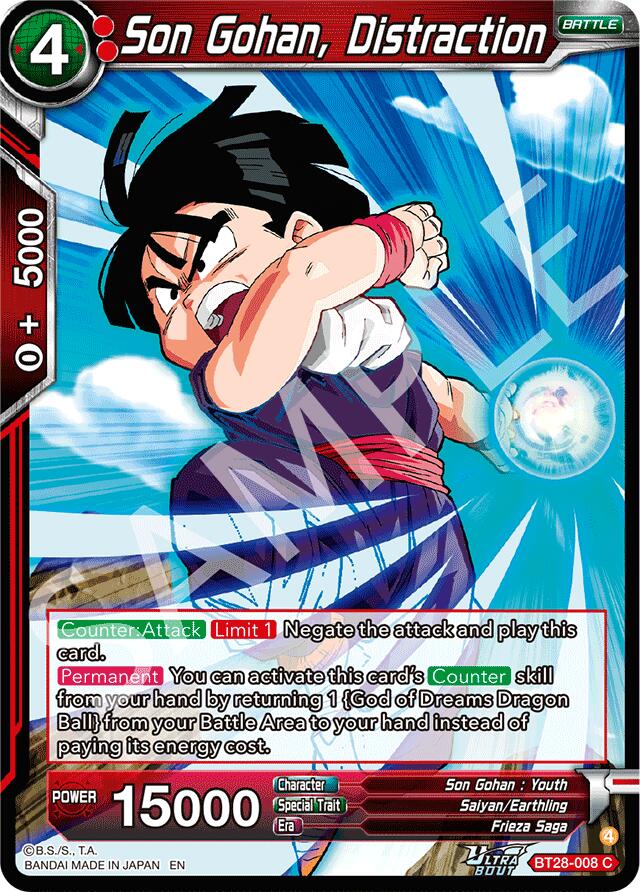 Son Gohan, Distraction (BT28-008) [Prismatic Clash] | Devastation Store