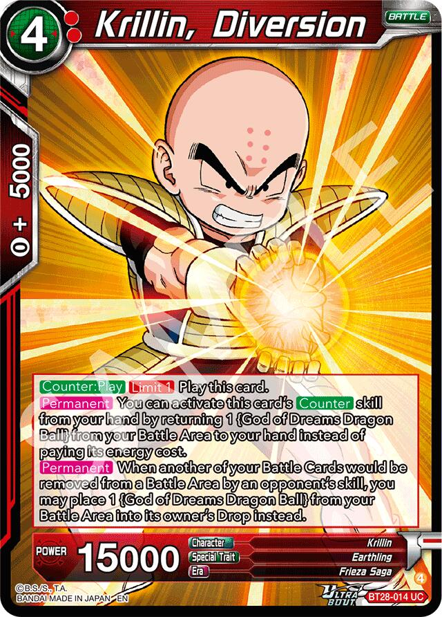 Krillin, Diversion (BT28-014) [Prismatic Clash] | Devastation Store